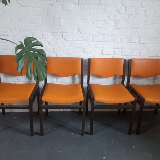 Image 1 of 4x Vintage stoelen in Scandinavische stijl