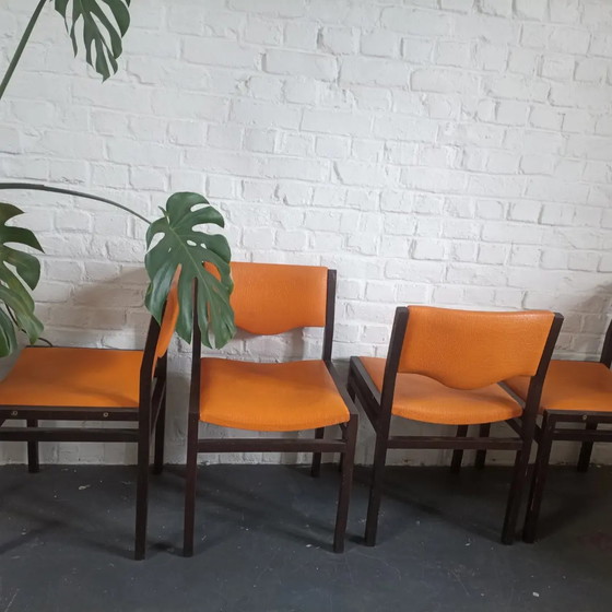 Image 1 of 4x Vintage stoelen in Scandinavische stijl