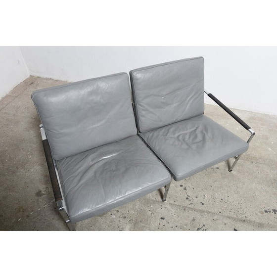 Image 1 of Vintage FK 6720 zwart lederen sofa, Fabricius en Kastholm voor Kill International - jaren 1960