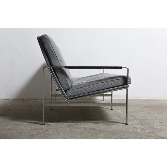 Image 1 of Vintage FK 6720 zwart lederen sofa, Fabricius en Kastholm voor Kill International - jaren 1960