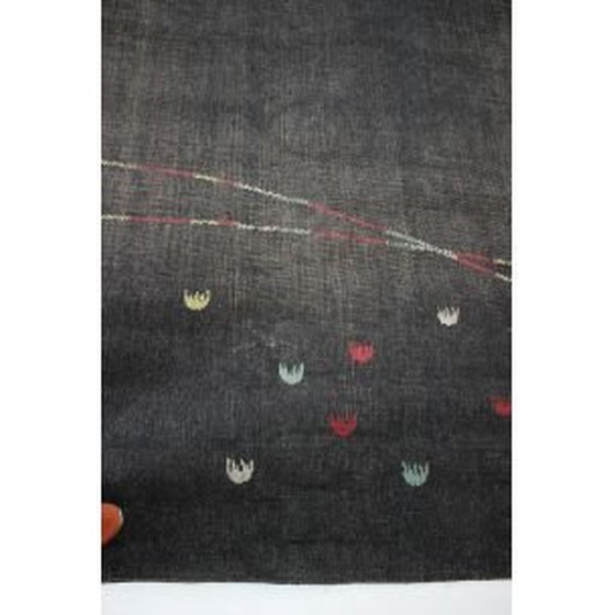 Image 1 of Vintage tapijt met grijs patroon, Tsjecho-Slowakije 1960