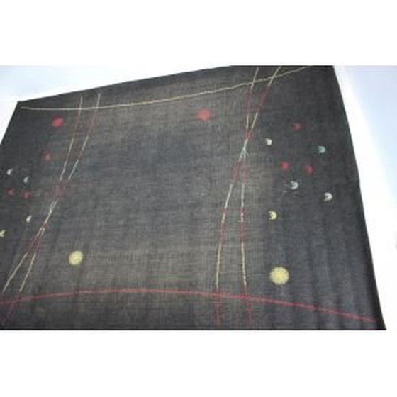 Image 1 of Vintage tapijt met grijs patroon, Tsjecho-Slowakije 1960