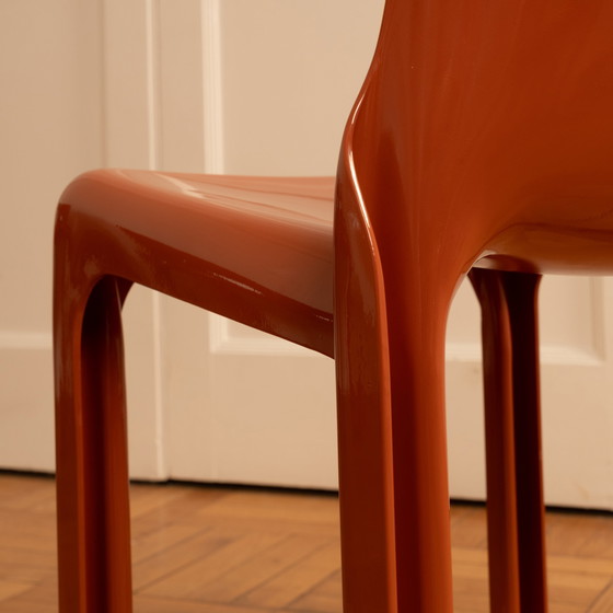 Image 1 of 6 Vico Magistretti stoelen - Italië 70S