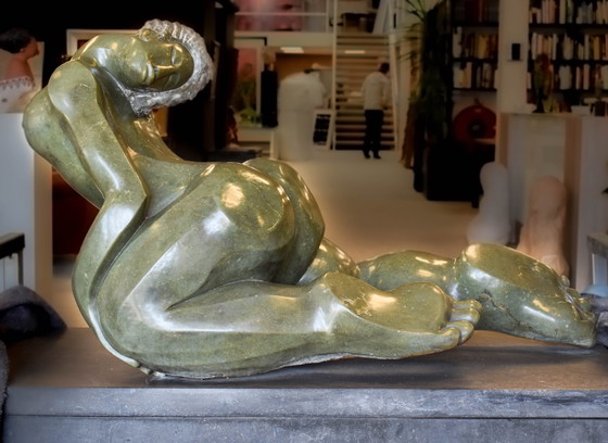 Image 1 of Gladman Zinyeka (1962-2001) - Desire - Serpentine - 130 x 140 x 60 cm 