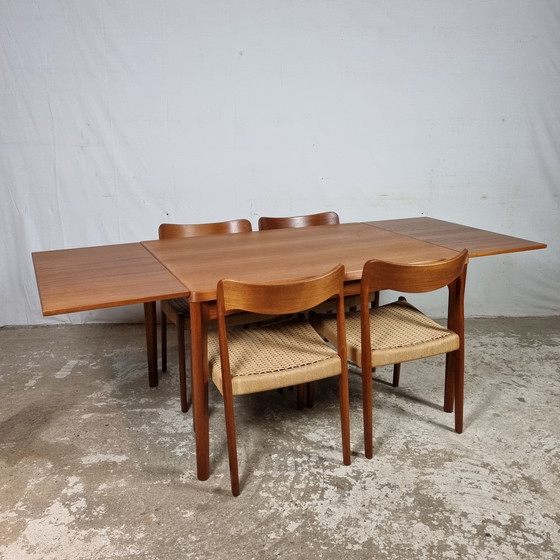 Image 1 of Henning Kjaernulf, Vejle, Vintage Deense eettafel teak 60's