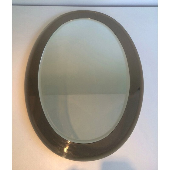 Image 1 of Paar vintage glazen spiegels, 1970