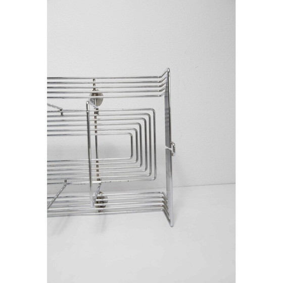 Image 1 of Vintage stalen tijdschriftenrek door Max Sauze voor Isocele, 1970