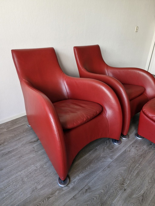 Set Montis Model Loge Met Hocker