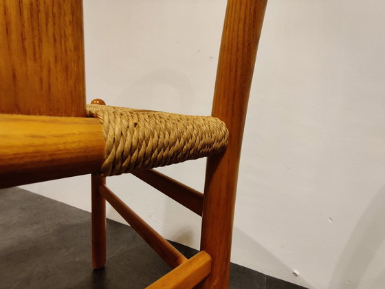 Image 1 of 4 Skandinavisch eetkamerstoelen uit het midden van de eeuw