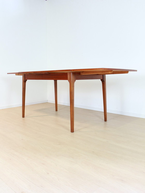 Image 1 of Vintage teak Eettafel (uitschuifbaar)