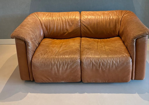 Seat Leather Hochbarett Sofa By Karl Wittmann For Wittmann Austrtia