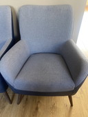 2x Bert Plantagie Bolero Wood fauteuils