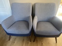 2x Bert Plantagie Bolero Wood fauteuils