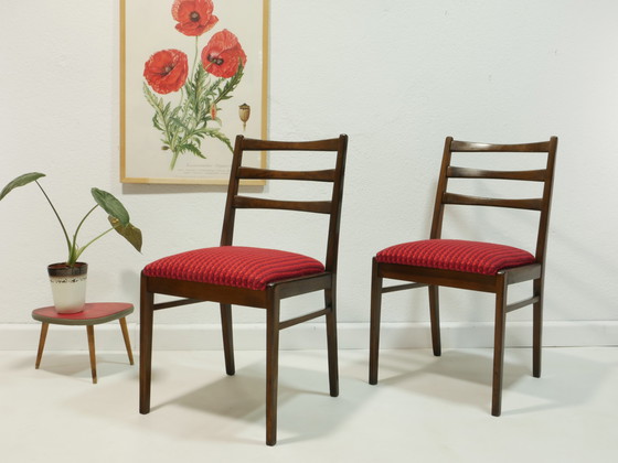 Image 1 of Vintage stoelenset, eetkamerstoelen, jaren '60, Duitsland