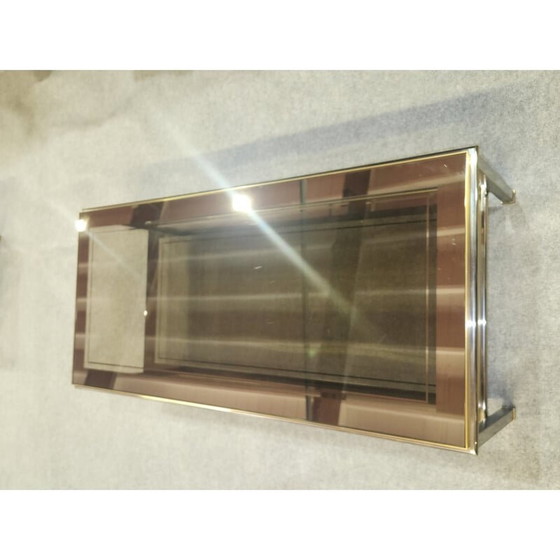 Image 1 of Paar vintage salontafels in chroom