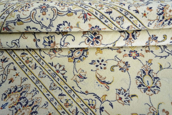 Image 1 of Handgeknoopt Keshan oosters tapijt van kurk - 300 X 200 cm