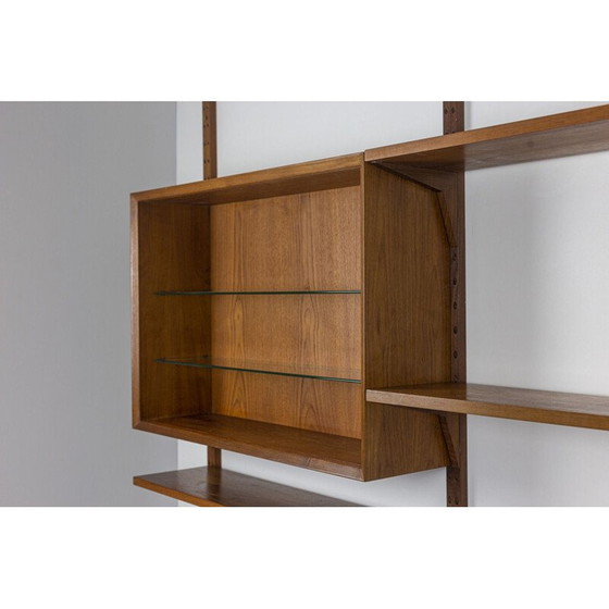 Image 1 of Royal System" vintage teakhouten boekenkast door Poul Cadovius voor Cado, Denemarken 1960