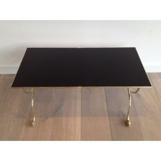 Image 1 of Vintage messing salontafel van La Maison Jansen, 1940