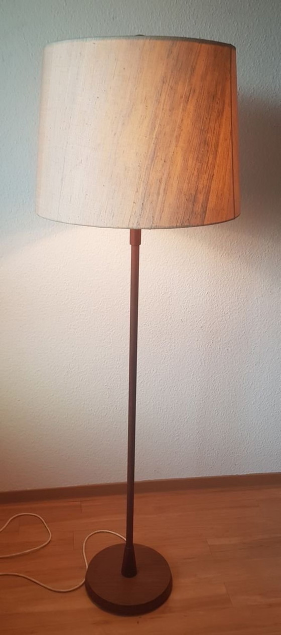 Image 1 of Teakhouten vloerlamp van Temde, 1970S