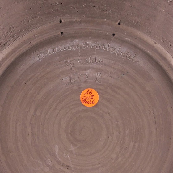 Image 1 of Scandinavisch oud keramiek bord, 1960