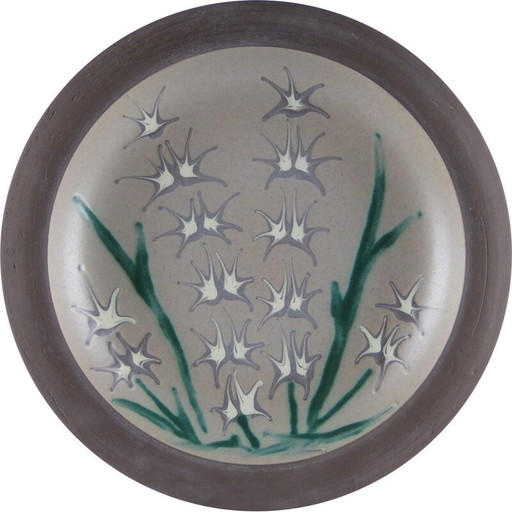 Scandinavisch oud keramiek bord, 1960