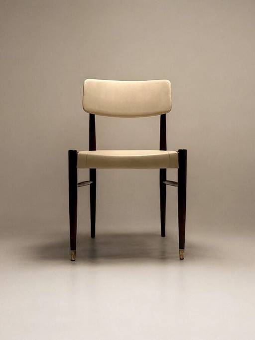 Serie van vier Scandinavische stoelen - 1960's - Antiek