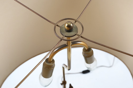 Image 1 of Verguld Bronzen Zittende Boeddha Tafellamp