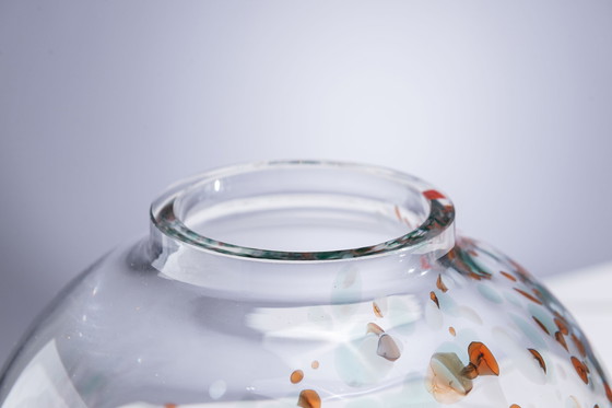 Image 1 of Set Orrefors tafellampen in volledig handgeblazen glas.