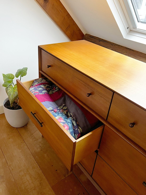 Image 1 of West Elm Mid Century 6-Lade Commode