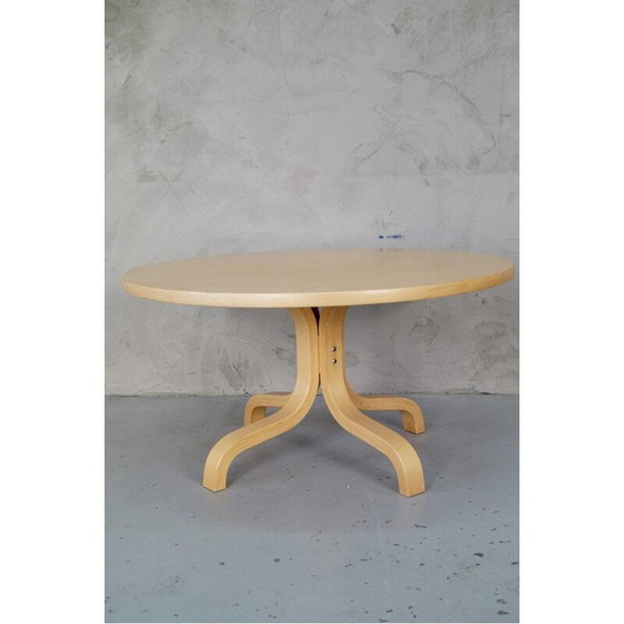 Image 1 of Vintage Finse ronde salontafel door Ilmari Lappalainen voor Asko, 1960