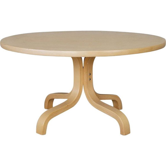 Image 1 of Vintage Finse ronde salontafel door Ilmari Lappalainen voor Asko, 1960
