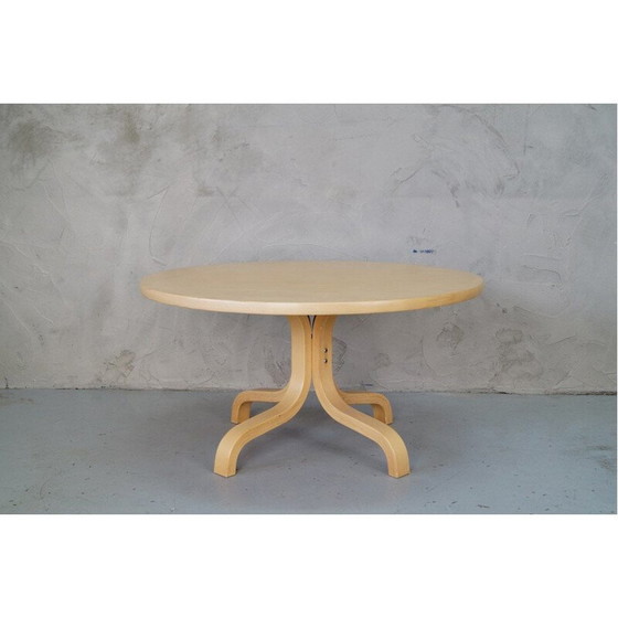 Image 1 of Vintage Finse ronde salontafel door Ilmari Lappalainen voor Asko, 1960