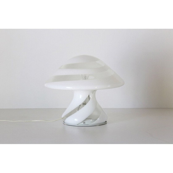 Image 1 of 1x Vintage Murano glazen tafellamp van Carlo Nason voor Mazeega, Italië jaren 70