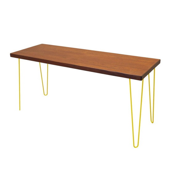 Image 1 of Teakhouten bureau, Deens ontwerp, jaren 1970, productie: Denemarken