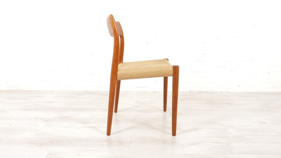 Image 1 of 4 X Vintage Eetkamerstoelen | Niels Otto Møller | Model 77