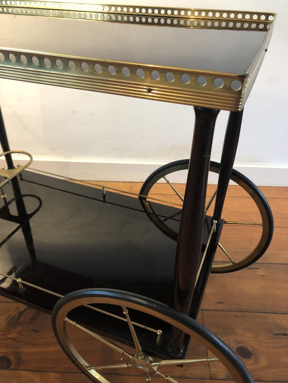 Image 1 of Italiaanse Bar Cart / Serveerwagen.