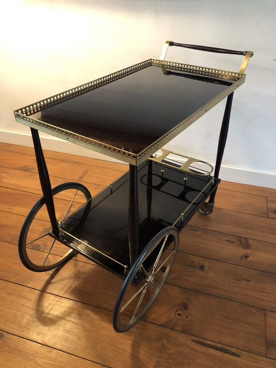 Image 1 of Italiaanse Bar Cart / Serveerwagen.