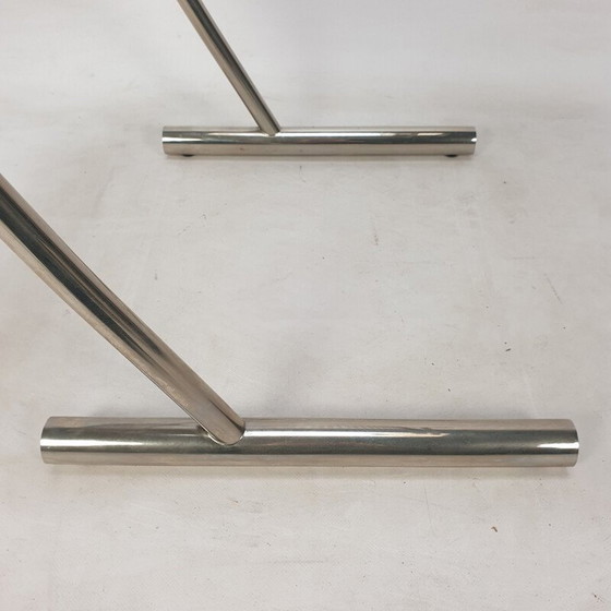 Image 1 of Vintage "Sing Sing Sing" stalen buisfauteuil door Shiro Kuramata voor Xo, Frankrijk 1985