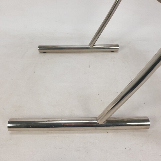 Image 1 of Vintage "Sing Sing Sing" stalen buisfauteuil door Shiro Kuramata voor Xo, Frankrijk 1985