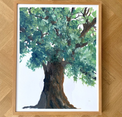 Big Trunk, Oil Painting