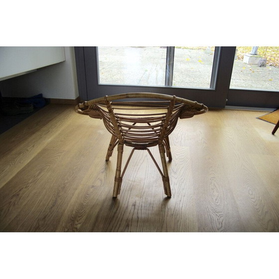 Image 1 of Vintage rieten fauteuil voor kinderen "Lemon" van J Rol en J Abraham