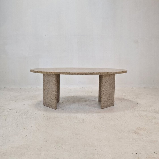 Image 1 of Vintage granieten salontafel, Italië 1980