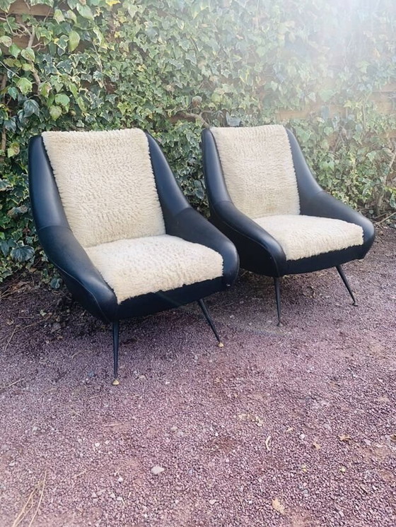 Image 1 of Paar oude fauteuils