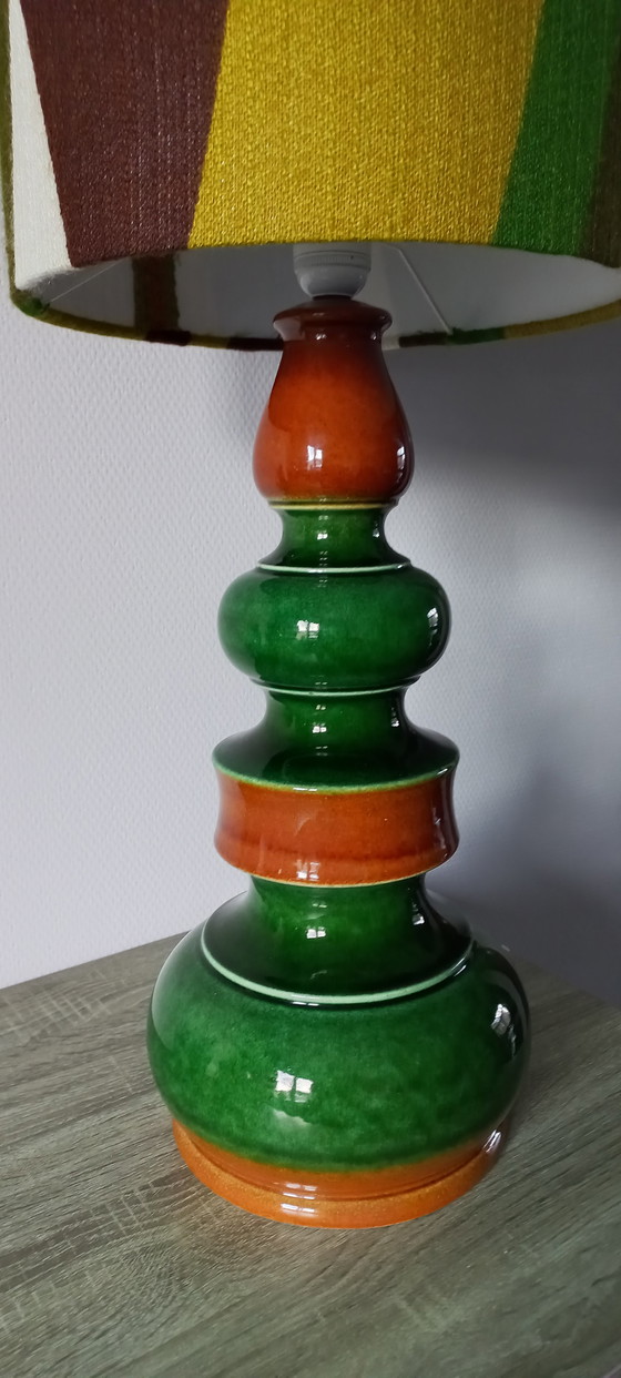 Image 1 of Vintage keramische vloerlamp uit de jaren 70