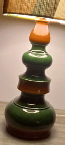 Vintage keramische vloerlamp uit de jaren 70