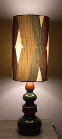 Vintage keramische vloerlamp uit de jaren 70