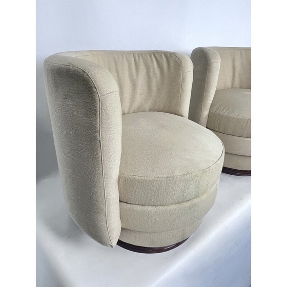 Image 1 of Paar vintage Italiaanse fauteuils, 1970