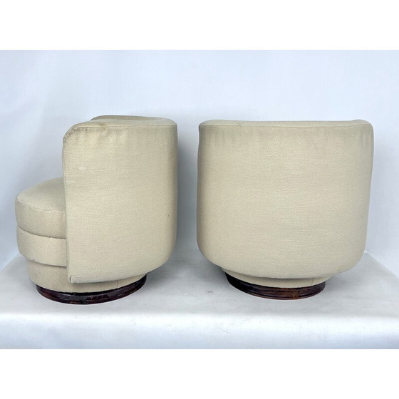 Image 1 of Paar vintage Italiaanse fauteuils, 1970