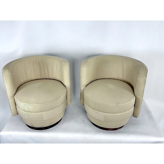 Image 1 of Paar vintage Italiaanse fauteuils, 1970