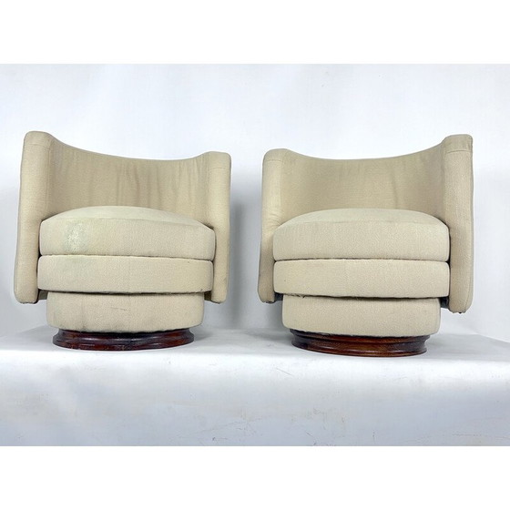 Image 1 of Paar vintage Italiaanse fauteuils, 1970